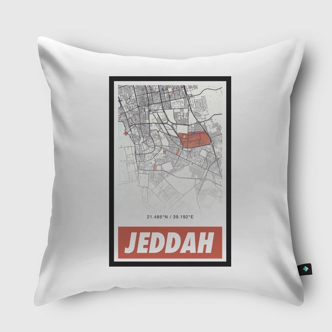 Jeddah جدة - Throw Pillow