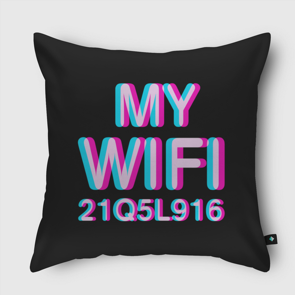 My Wifi Throw Pillow