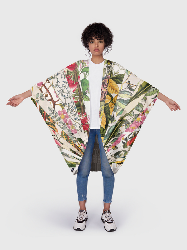Vintage Blooming New York Kimono