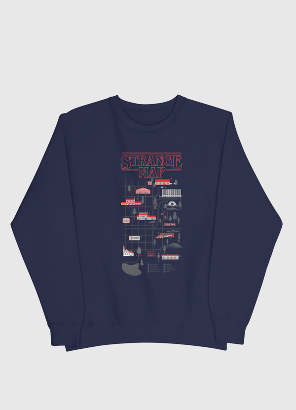 Strange Map Men Sweatshirt