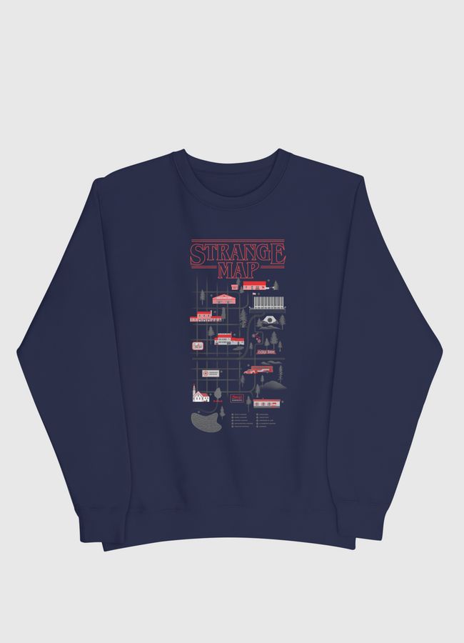 Strange Map - Men Sweatshirt