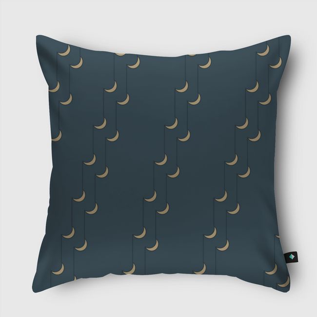 moon pattern - Throw Pillow