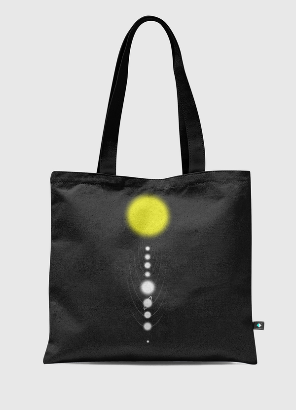 Minimalist Solar System Tote Bag