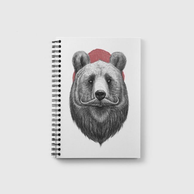 Bearded bear - Notebook