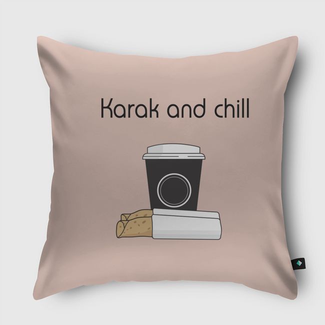 karak and chill - Throw Pillow