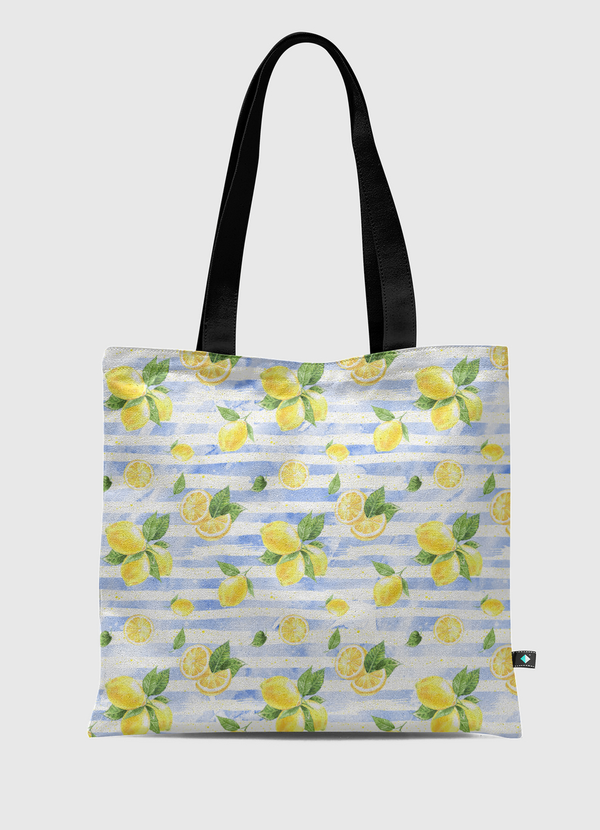 Boho Lemon Tote Bag