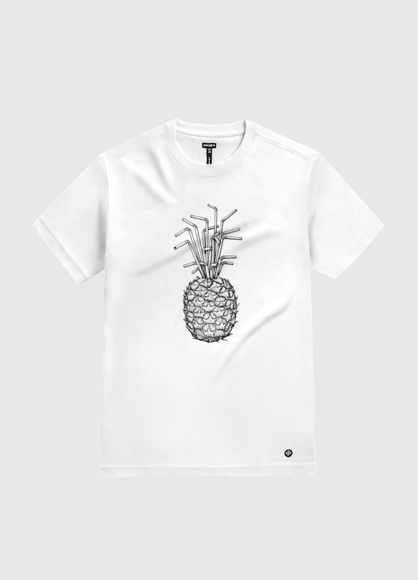 pineapple straws White Gold T-Shirt