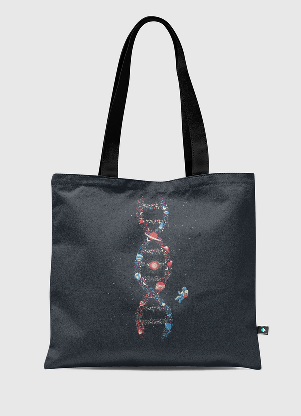 DNA Astronaut Galaxy Tote Bag