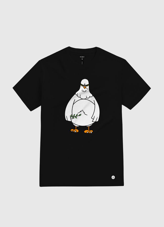 peace pigeon had enough  - White Gold T-Shirt