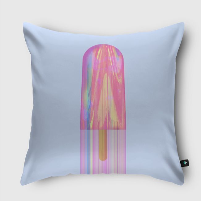 Glitched popsicle - Throw Pillow