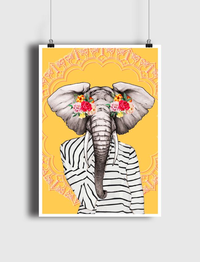 Modern elephant - Poster