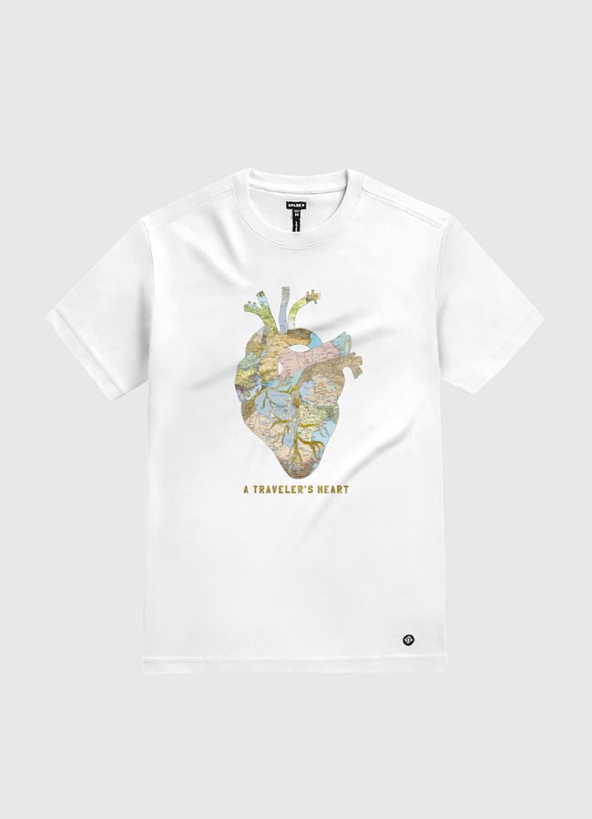 A Traveler's Heart - White Gold T-Shirt