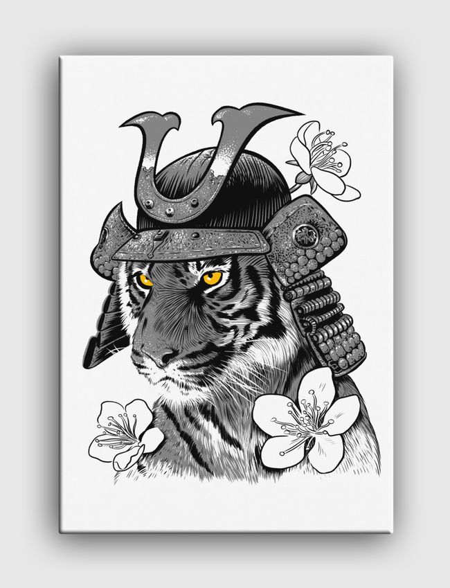 Samurai Tiger - Canvas