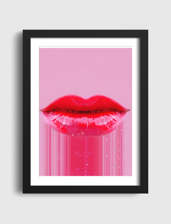 Kiss my lips Artframe