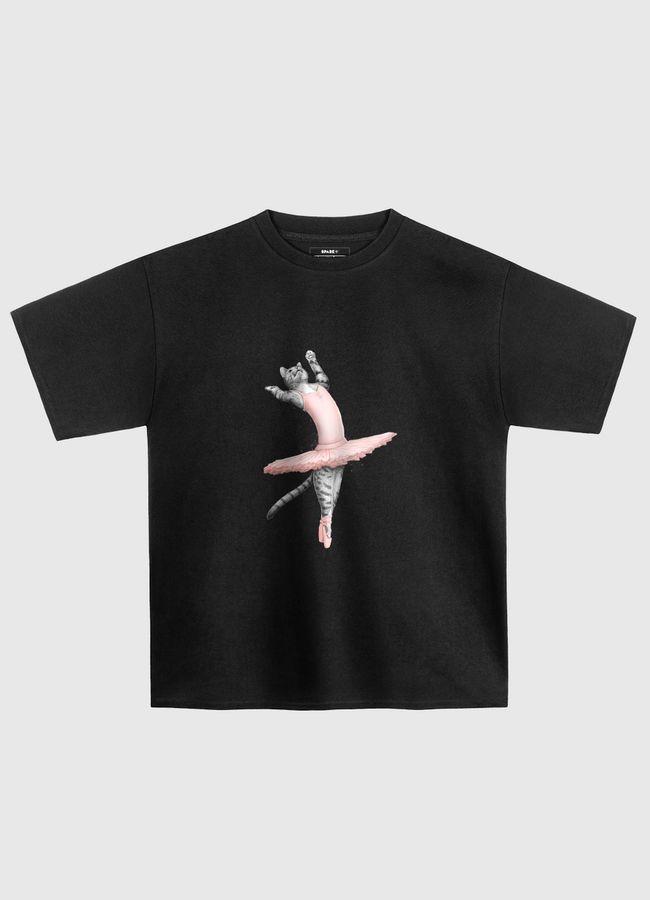 Ballerina Cat - Oversized T-Shirt