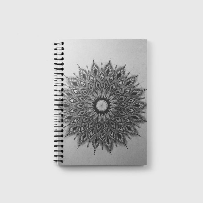 Gray mandala - Notebook