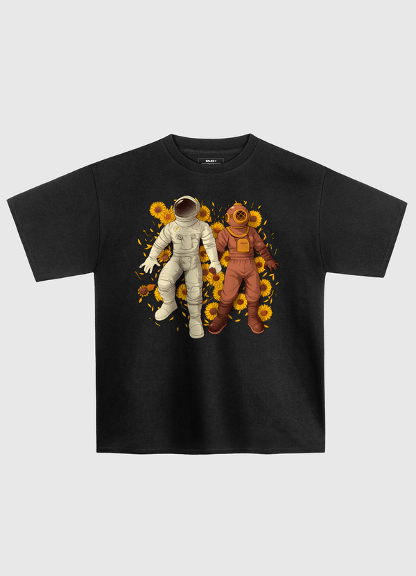 Astronaut Scuba Diving Oversized T-Shirt