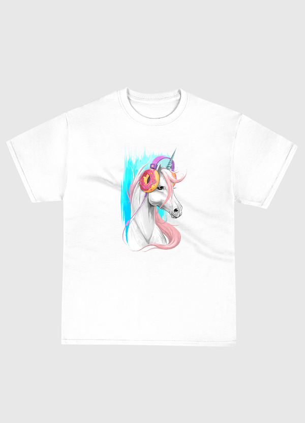 Unicorn in the headphones  Classic T-Shirt