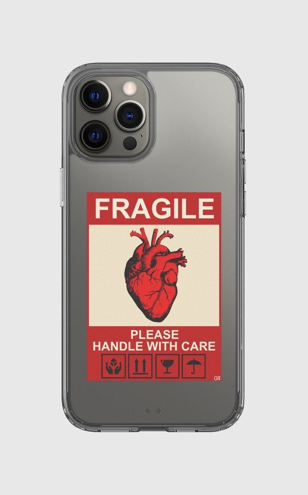 Fragile heart  Clear Case