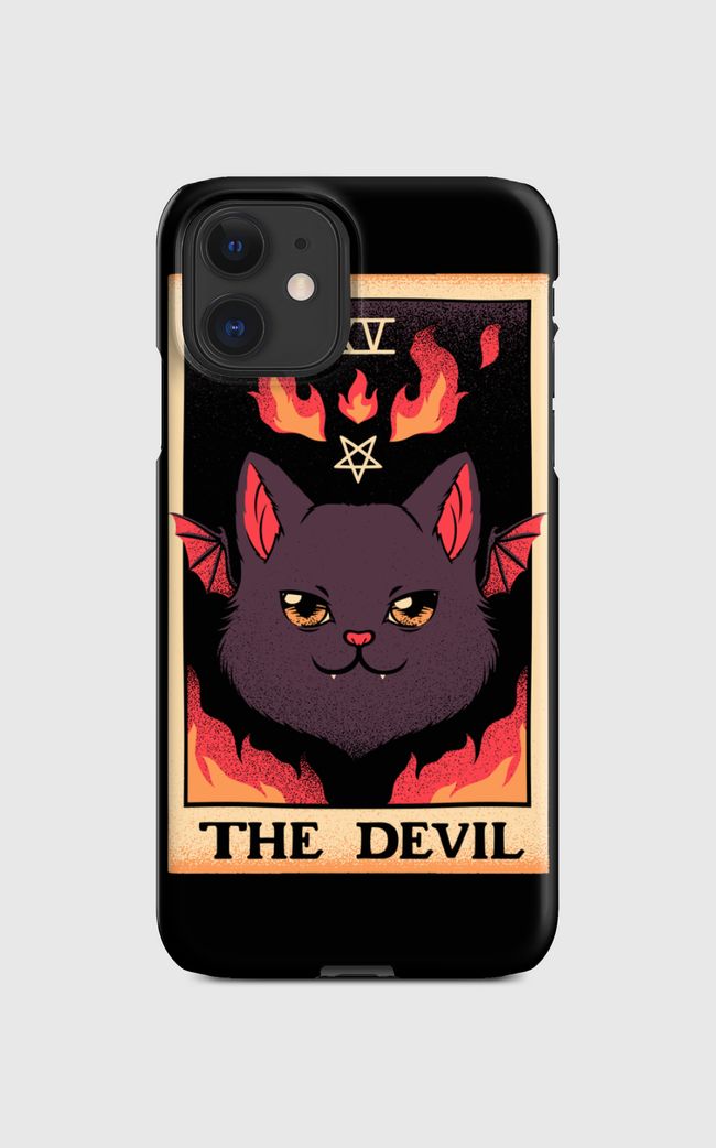 The Devil Cat Tarot Card - Regular Case