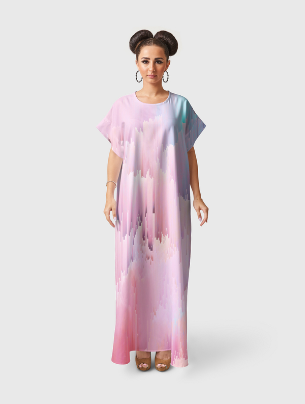 Delicate glitches Short Sleeve Dress