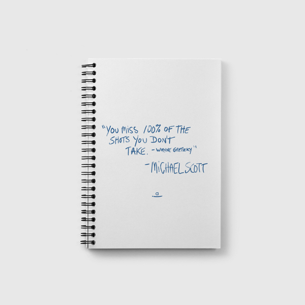 Michael Scott Quote  Notebook