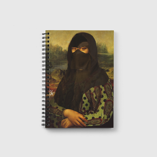 monaliza with her burqa Notebook