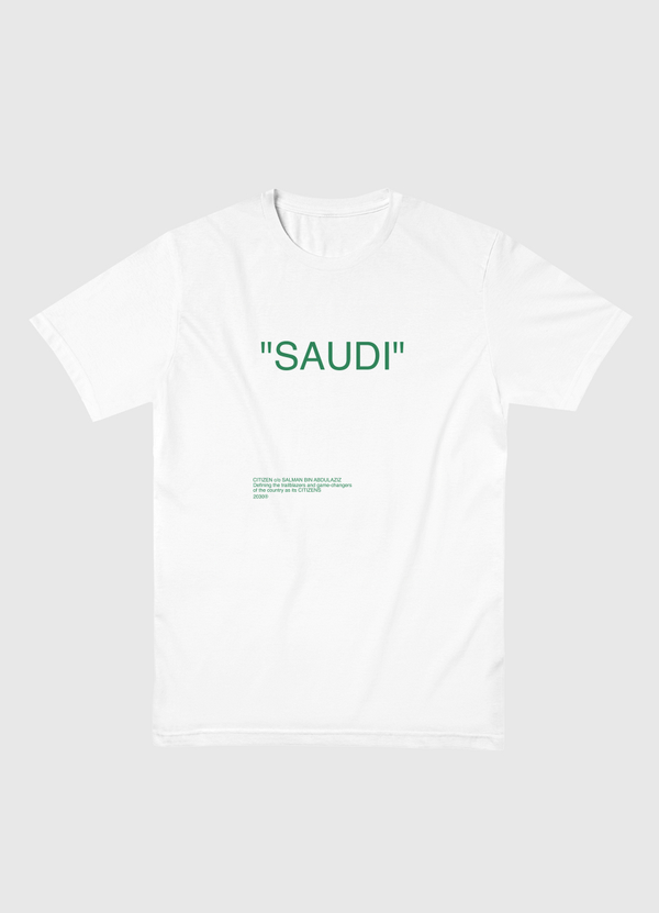 "Saudi" Men Basic T-Shirt