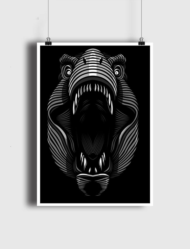 T-Rex lines - Poster