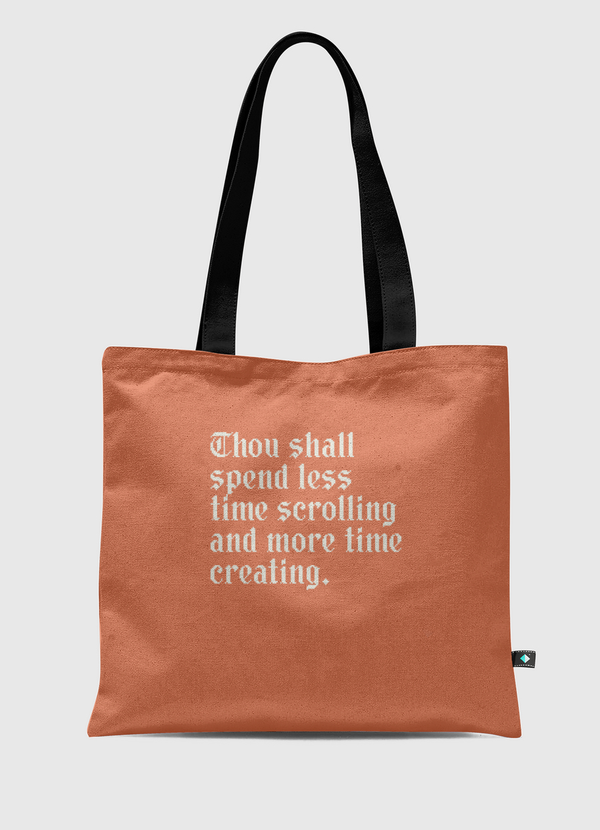 Thou Shall Spend Less Tote Bag