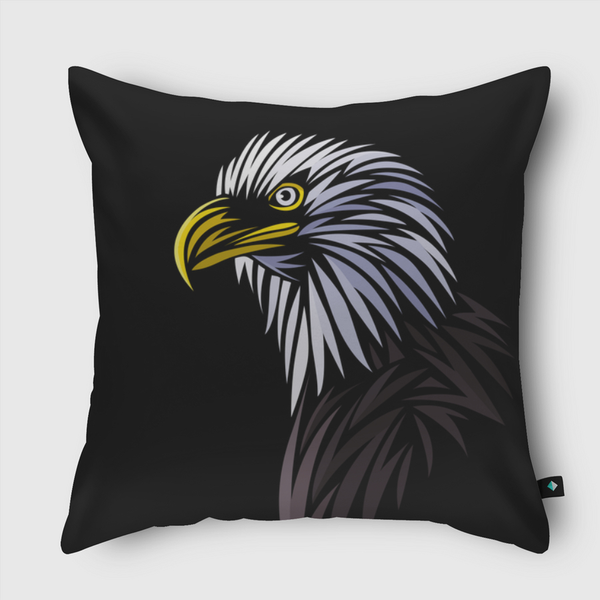 Tribal Eagle Throw Pillow