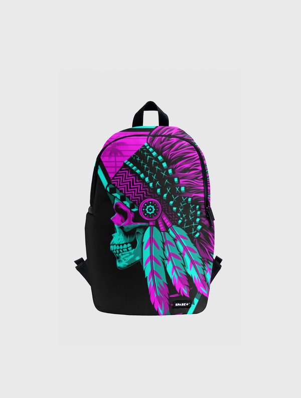 Retro Indian Skull Spark Backpack