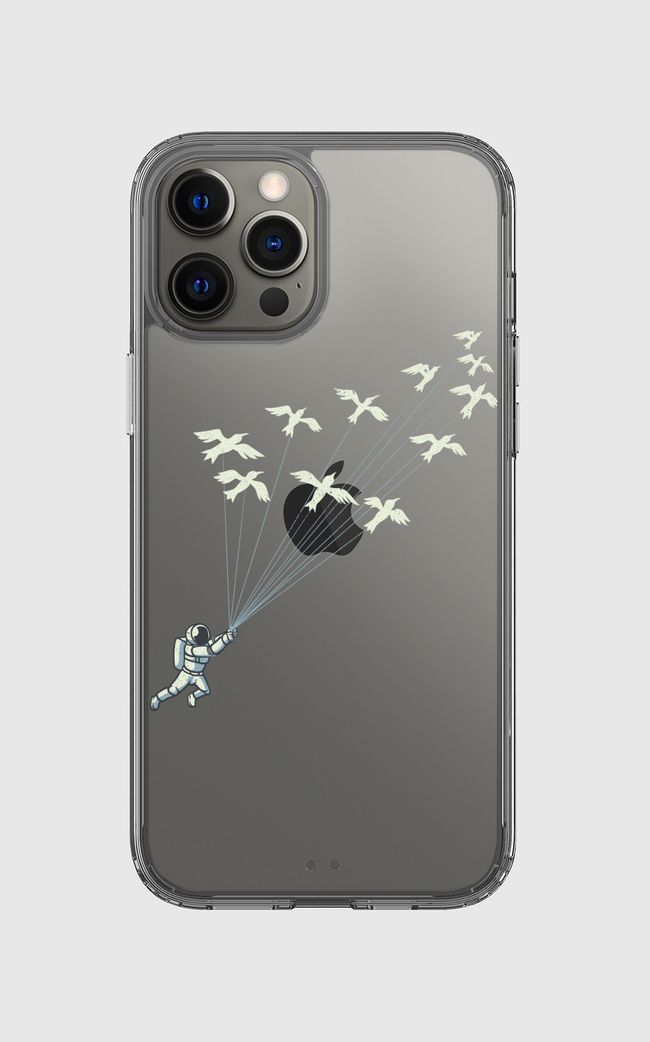 Astronaut Prince Flying - Clear Case