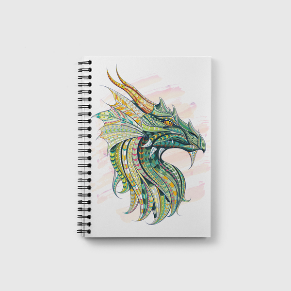 Ethnic Patterned Dragon Notebook