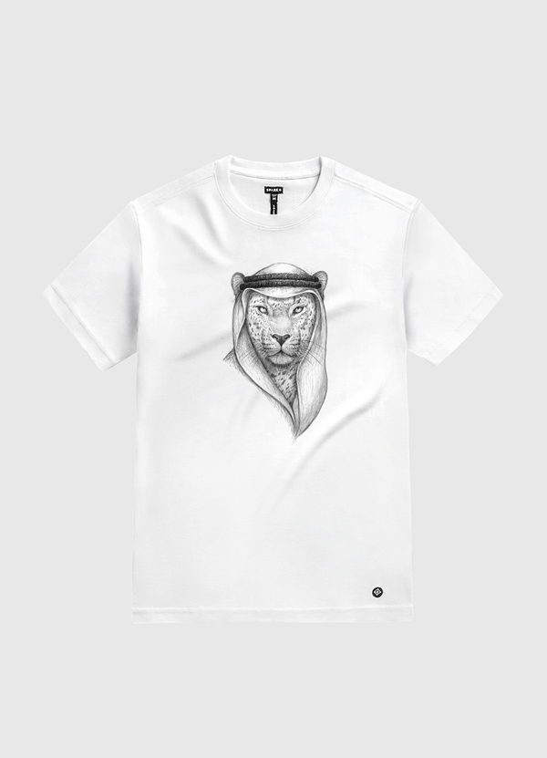 Saudi Leopard White Gold T-Shirt
