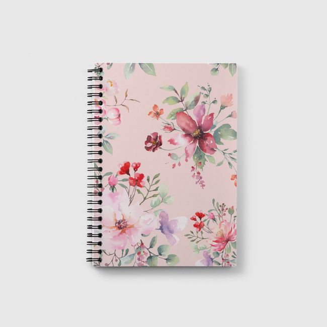 Floral Background Gifts - Notebook