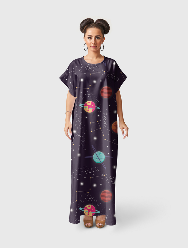 Galaxy pattern 004 Short Sleeve Dress