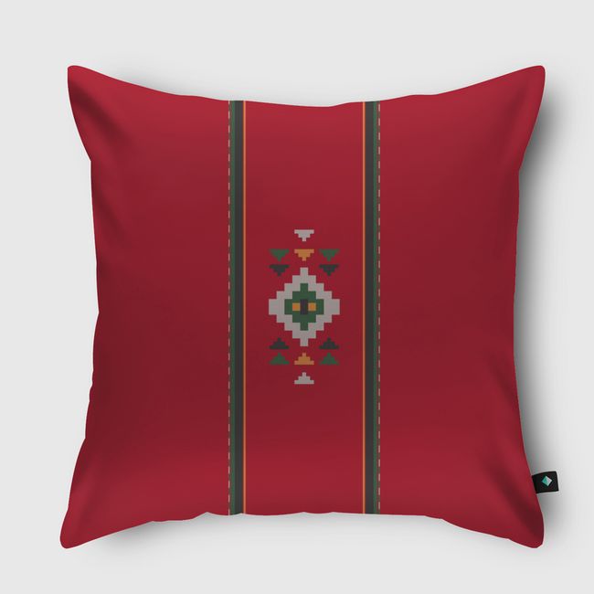 Sadu Red V 1.0 - Throw Pillow