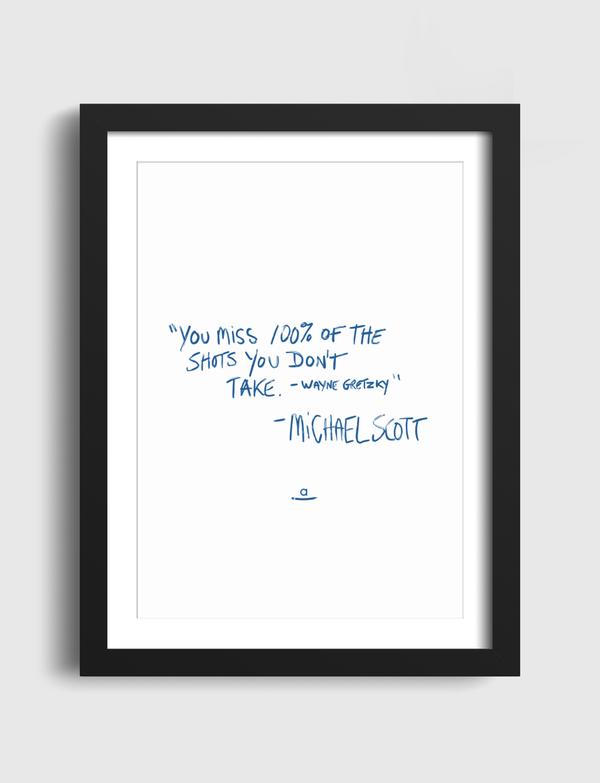 Michael Scott Quote  Artframe