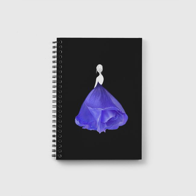 Fashion blue rose - Notebook