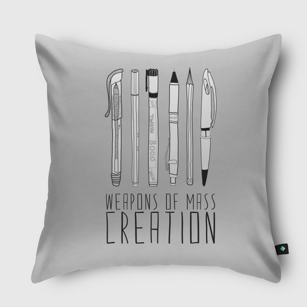 Weapons Of Mass Creation 2 Throw Pillow