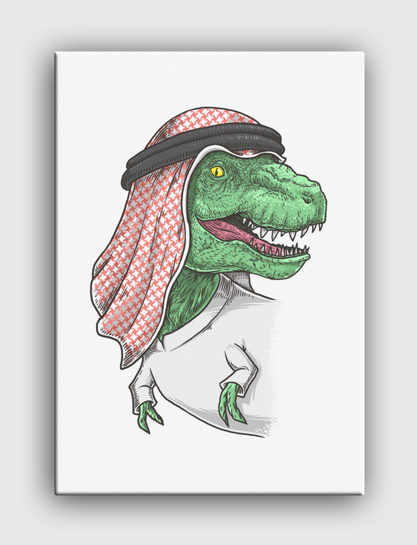 Saudi T-rex  Canvas