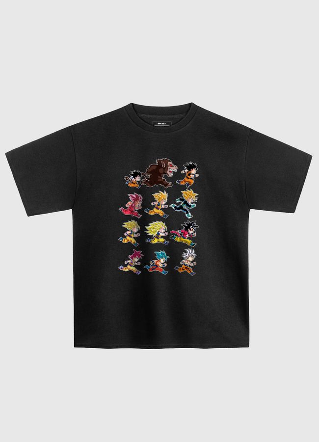 Evolutions of King Monkey - Oversized T-Shirt