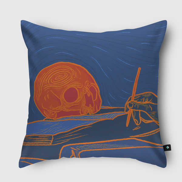 Momento Mori Throw Pillow