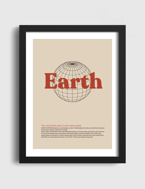 الأرض | earth Artframe