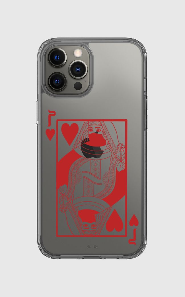 Queen of hearts - Clear Case
