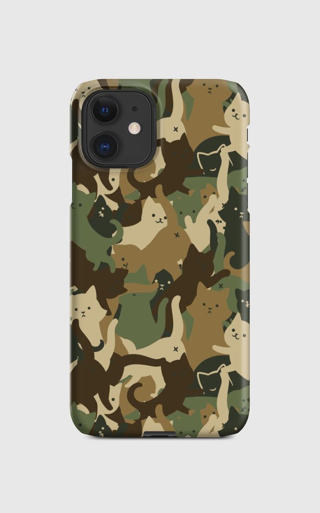 Camouflage Cat Army - Regular Case