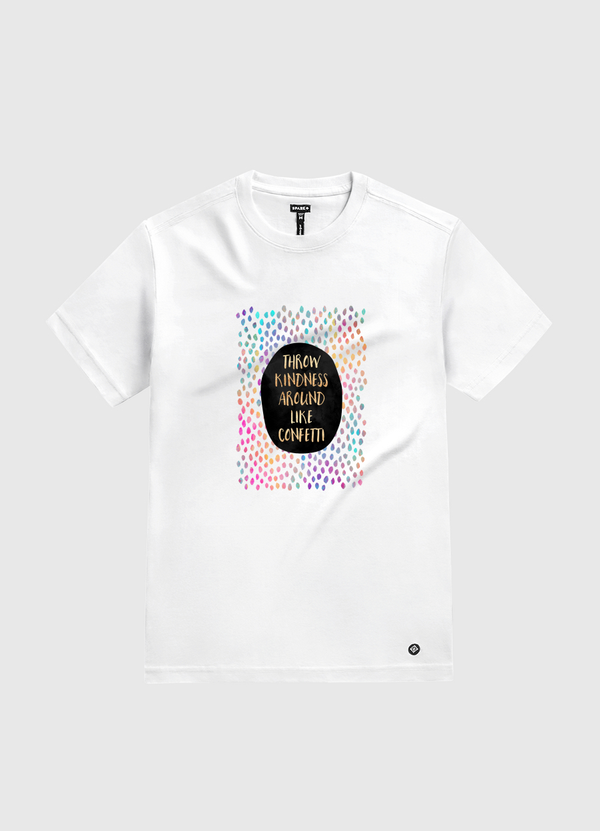 Throw Kindness Around Like Confetti White Gold T-Shirt