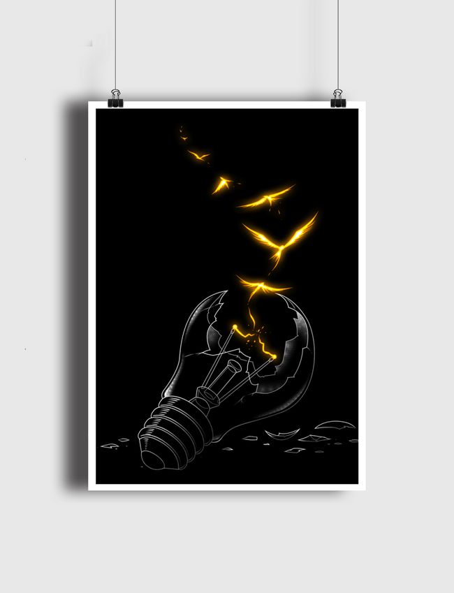 Freedom Light Bird - Poster