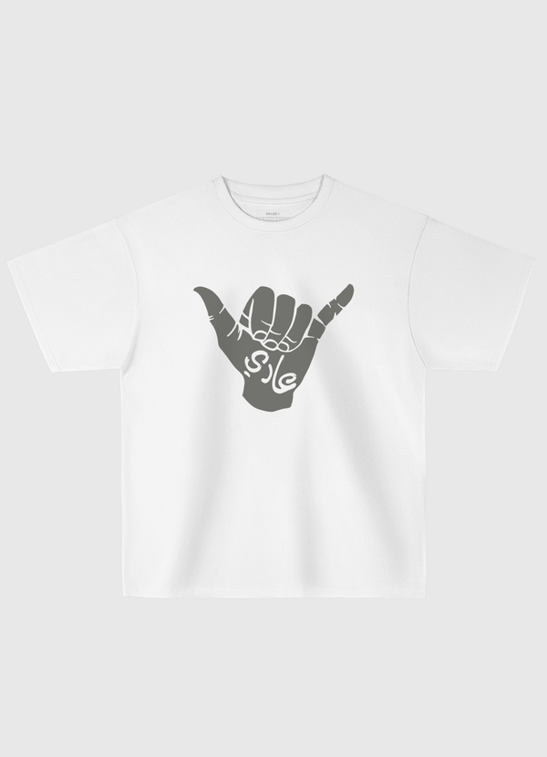Sarcastic Hand Gesture Oversized T-Shirt